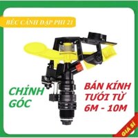 COMBO 5 Béc Tưới Phun Mưa Cánh Đập Ren Ngoài Phi 21 Chỉnh Góc KB-919V, Bán Kính Tưới Từ 6m Đến 8m