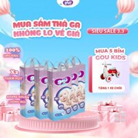 Combo 5 Bịch Bỉm Tã Quần Gou Kids Dry Premium Nhật Bản Size tặng 1 xe 154