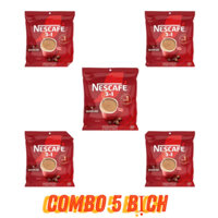 COMBO 5 BỊCH _ NESCAFE 3IN1 Công thức cải tiến - VỊ NGUYÊN BẢN Bịch 46 gói
