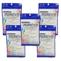 Combo 5 bịch Tăm chỉ nha khoa Okamura Japan( 50 cây/ bịch* 5)