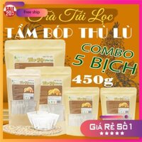 Combo 5 bịch Trà Túi Lọc Tầm Bóp (Thù Lù) túi zip 450g (150 túi x 3g) Dược Liệu Hồng Lan