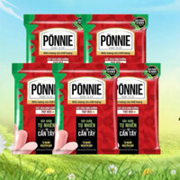 Combo 5 bịch Xúc Xích Dinh Dưỡng Thịt Heo Ponnie Gói 175g (5 cây x 35g)