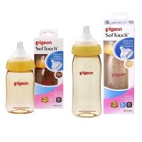 Combo 5 bình sữa Pigeon cổ rộng, 160ml và 240 ml, bình sữa cho bé (sỉ)