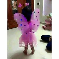 Combo 5 bộ cánh tiên có đèn vui trung thu cho bé gái-miễn phí ship