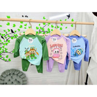 combo 5 bộ cộc tay dài tay labubu bé trai bé gái