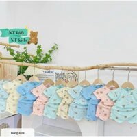 combo 5 bộ cộc tay thun lạnh họa tiết cho bé 5-16kg