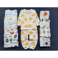 Combo 5 bộ cotton giấy tay dài 12-22kg