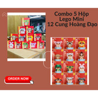 Combo 5 bộ đồ chơi lắp ráp lego 12 cung hoàng đạo mẫu ngẫu nhiên