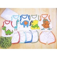 Combo 5 bộ đùi ba lỗ dễ thương dành cho các bé