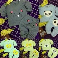 Combo 5 bộ quần áo trẻ em bé gái,  trai