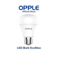 COMBO 5 BÓNG Bóng OPPLE LED Bulb EcoMax A60-E27-9W - Tiết kiệm điện, tuổi thọ cao - 9W - Ánh sáng trắng 6500K