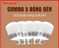 Combo 5 Bóng đèn LED bulb công suất lớn Điện Quang ĐQ LEDBU10 40765AW (40W daylight chống ẩm) LazadaMall