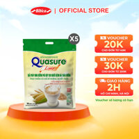 Combo 5 Bột Ngũ Cốc Quasure Light Bibica 400g - Thực phẩm dành cho người ăn kiêng, người tiểu đường