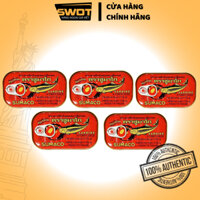Combo 5 Cá mòi sốt cà Sardine Sumaco Thái Lan 125g, Cà hộp Thái thơm ngon đậm vị, giàu dinh dưỡng