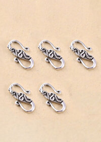 Combo 5 cái charm bạc móc khóa tròn kết vòng tay, dây chuỗi - Ngọc Quý Gemstones