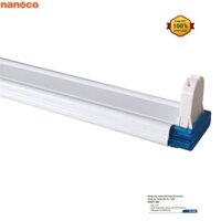 Combo 5 cái - Máng Đèn Led Tuýp T8 Loại Đơn Nanoco 1.2m - NT8F118N