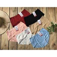 [COMBO 5 CÁI] QUẦN SỊP COTTON NỮ, QUẦN XÌ COTTON , QUẦN LÓT MW COTTON (CẠP CAO TRƠN FORM TO)