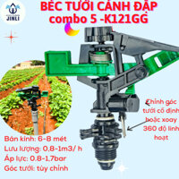 Combo 5 cáiTaiwan- K121GG Béc tưới cây cánh đập tùy chỉnh góc ,xoay 360 độ