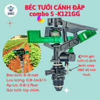 Combo 5 cáiTaiwan- K121GG Béc tưới cây cánh đập tùy chỉnh góc ,xoay 360 độ