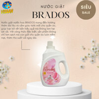 COMBO 5 CAN nước giặt BRADOS 1700ml trẻ em, trẻ sơ sinh, hương nước hoa dịu nhẹ an toàn cho da bé, visaan01