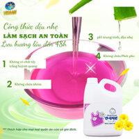 Combo 5 can nước giặt đậm đặc thơm lâu OVVE lưu hương nước hoa suốt ngày dài visaan01