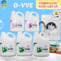 (COMBO 5 CAN) Nước giặt xả O-VVE (1700ml X5)(Nước giặt xả 5in1, tiết kiệm - tiện lợi, siêu sạch, siêu thơm, mềm mại vải)