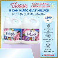 [COMBO 5 CAN] Nước giặt xả chính hãng Hiluxs 5in1, hương thơm dịu nhẹ dài lâu, an toàn cho da