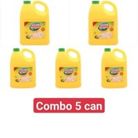 COMBO 5 CAN _ Nước rửa chén Mỹ Hảo hương chanh can 1.5kg