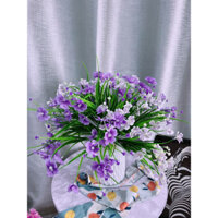 Combo 5 cành cúc buom + tặng kèm lọ cắm hoa như hình