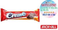 Combo 5 cây bánh CREAM-O socola nhân socola 85g / Bánh Quy Socola Cream-O Jack N' Jill Nhân Kem Socola 85g