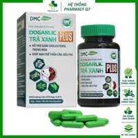 COMBO 5 CHAI DOGARLIC TRÀ XANH DOMESCO Giảm Cân, Giảm Mỡ Máu VIÊN TỎI NGHỆ DOGARLIC TRA XANH PLUS dogalic DMC