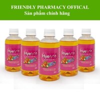 Combo 5 chai Hyelyte – Nước bù điện giải bổ sung nước, điện giải cho trẻ em (chai 250ml)