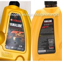 (Combo 5 chai) Nhớt Yamaha Yamalube AT 10W40 800ml chuyên dùng cho xe tay ga