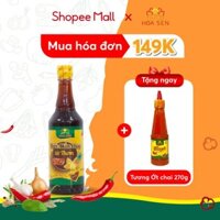 Combo 5 chai Nước mắm chay Tương Việt Hoa Sen chai 500ml - Thơm ngon tròn vị