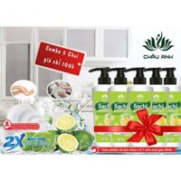 COMBO 5 CHAI NƯỚC RỬA CHÉN SINH HỌC SACHI