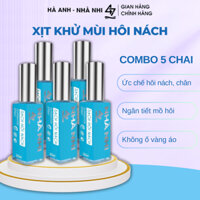 [COMBO 5 CHAI] Xịt Khử Mùi Nhà Nhi 47 Giúp Khử Mùi Hôi Nách,Hôi Chân Xịt Thơm Dịu Nhẹ,Giảm Thiểu Mồ Hôi
