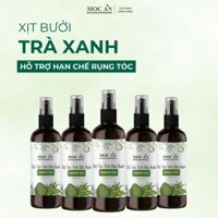 Combo 5 Chai Xịt Tóc Tinh Dầu Bưởi & Trà Xanh ( GreenTea ) 120ml - Mộc Ân Haircare
