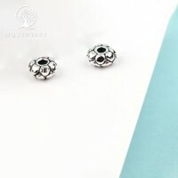 Combo 5 charm bạc chặn hình răng cưa 2.2*4.5mm - NQ Jewelry