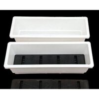 combo 5 chậu nhựa dài chữ nhật thông minh size 48x20x16cm dùng trồng cây,trồng hoa
