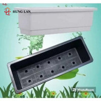 Combo 5 chậu nhựa thông minh trồng hoa trồng cây 66.5x23.5x19cm