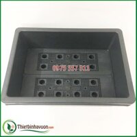 combo 5 chậu nhựa trồng rau kích thước 48x34cm