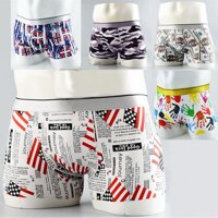 Combo 5 chiếc Quần lót Boxer nam SQB200 - 6-7-8-9-10 - L