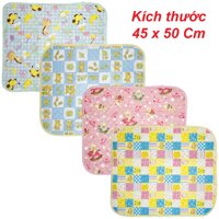 Combo 5 Chiếu chống thấm Đài Loan 45x50cm an toàn và chống thấm tuyệt đối cho bé sơ sinh 5CĐLNKS  - KIBA.shop ( miếng lót chống thấm  đồ cho trẻ sơ sinh )