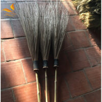 Combo 5 chổi dừa,  tre, nan, đót cán dài quét nước, quét lá cây sân vườn, chổi quét màng nhện
