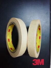 Combo 5 cuộn băng keo giấy 3M MASKING TAPE 2600 khổ 15mmx25m