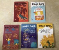 Combo 5 Cuốn Bộ Sách Của Roald Dahl - Nhà Văn Được Mệnh Danh Là Người Kể Chuyện Số 1 Thế Giới Chú rùa Alfie Bác Fox tuyệt vời Danny, nhà vô địch thế giới Charlie và nhà máy Socola Charlie và chiếc thang bằng kính