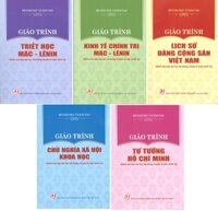 Combo 5 cuốn Giáo Trình Dành Cho Bậc Đại Học Hệ Không Chuyên Lý Luận Chính Trị Giáo Trình Triết Học, Giáo Trình Kinh Tế Chính Trị ,  Giáo Trình Chủ Nghĩa Xã Hội Khoa Học, Giáo Trình Lịch Sử Đảng Cộng Sản Việt Nam, Giáo Trình Tư Tưởng Hồ Chí Minh