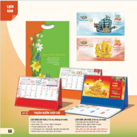 Combo 5 cuốn lịch bàn 2024 từ AH63 - AH71