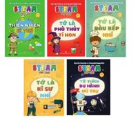 Combo 5 cuốn Steam For Kids 3-6 tuổi thiên nhiên kỳ thú   Tớ Thích Du Hành Vũ Trụ  Tớ là phù thủy tí hon  Tớ là đầu bếp nhí  Tớ là kĩ sư nhí