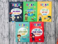Combo 5 cuốn Steam For Kids 3-6 tuổi thiên nhiên kỳ thú  Tớ Thích Du Hành Vũ Trụ  Tớ là phù thủy tí hon  Tớ là đầu bếp nhí  Tớ là kĩ sư nhí